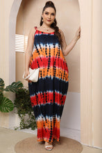 Load image into Gallery viewer, Plus Size Tie-Shoulder Maxi Dress