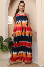 Load image into Gallery viewer, Plus Size Tie-Shoulder Maxi Dress