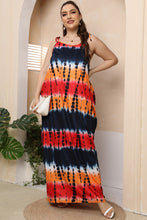 Load image into Gallery viewer, Plus Size Tie-Shoulder Maxi Dress