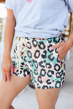 Load image into Gallery viewer, Print Elastic Waist Drawstring Shorts With Pocket
