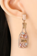 Load image into Gallery viewer, Wine Shape Zinc Alloy Acrylic Dangle Earrings