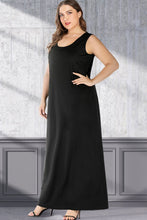 Load image into Gallery viewer, Plus Size Scoop Neck Maxi Tank Dress