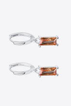 Load image into Gallery viewer, Retro 925 Sterling Silver Cubic Zirconia Drop Earrings