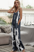 Load image into Gallery viewer, Tie-Dye Spaghetti Strap Jumpsuit with Pockets