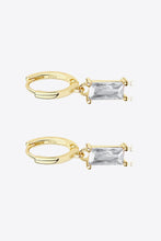 Load image into Gallery viewer, Retro 925 Sterling Silver Cubic Zirconia Drop Earrings