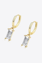 Load image into Gallery viewer, Retro 925 Sterling Silver Cubic Zirconia Drop Earrings