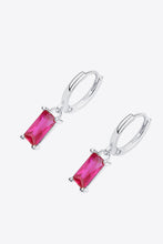 Load image into Gallery viewer, Retro 925 Sterling Silver Cubic Zirconia Drop Earrings