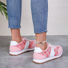 Load image into Gallery viewer, Contrast Round Toe Flat Sneakers
