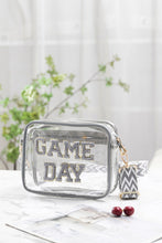 Load image into Gallery viewer, Zenana GAME DAY Stadium Approved Transparent Crossbody Bag
