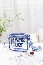 Load image into Gallery viewer, Zenana GAME DAY Stadium Approved Transparent Crossbody Bag
