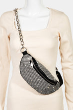 Load image into Gallery viewer, Fame Pave Rhinestone Crossbody Bag
