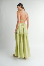 Load image into Gallery viewer, MABLE Cutout Waist Backless Maxi Dress
