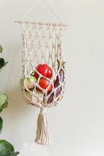 Load image into Gallery viewer, Macrame Basket Wall Hanging
