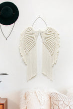 Load image into Gallery viewer, Macrame Angel Wings Wall Hanging
