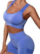 Load image into Gallery viewer, Cutout Scoop Neck Tank and Shorts Active Set
