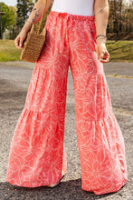 Load image into Gallery viewer, Floral Tiered Wide Leg Pants
