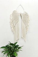 Load image into Gallery viewer, Macrame Angel Wings Wall Hanging
