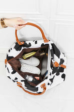 Load image into Gallery viewer, Animal Print Plush Weekender Bag
