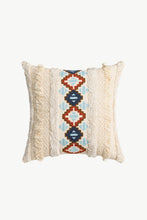 Load image into Gallery viewer, Embroidered Fringe Detail Decorative Throw Pillow Case
