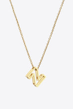 Load image into Gallery viewer, U to Z Letter Pendant Nekclace
