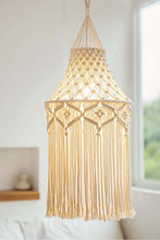 Load image into Gallery viewer, Macrame Hanging Lampshade
