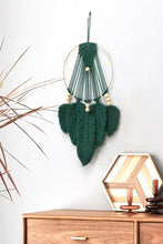 Load image into Gallery viewer, Feather Macrame Wall Hanging Decor
