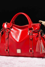 Load image into Gallery viewer, PU Leather Handbag with Tassels
