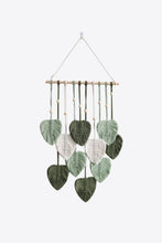 Load image into Gallery viewer, Macrame Leaf Bead Wall Hanging
