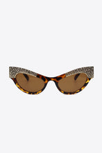 Load image into Gallery viewer, UV400 Rhinestone Trim Cat-Eye Sunglasses
