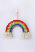 Load image into Gallery viewer, Rainbow Fringe Trim Wall Hanging Decor
