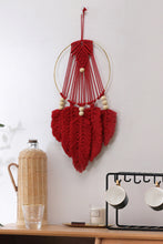 Load image into Gallery viewer, Feather Macrame Wall Hanging Decor
