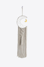 Load image into Gallery viewer, Bohemian Hand-Woven Moon Macrame Wall Hanging
