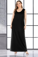 Load image into Gallery viewer, Plus Size Scoop Neck Maxi Tank Dress
