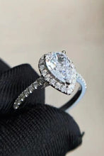 Load image into Gallery viewer, Moissanite Teardrop Cluster Ring
