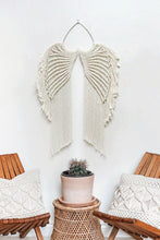 Load image into Gallery viewer, Macrame Angel Wings Wall Hanging
