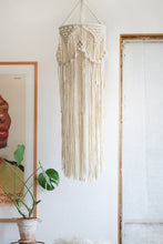 Load image into Gallery viewer, Macrame Hanging Lampshade
