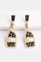 Load image into Gallery viewer, Wine Shape Zinc Alloy Acrylic Dangle Earrings
