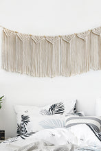 Load image into Gallery viewer, Fully Handmade Fringe Macrame Wall Hanging
