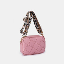 Load image into Gallery viewer, PU Leather Woven Crossbody Bag
