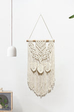 Load image into Gallery viewer, Fully Handmade Fringe Macrame Wall Hanging
