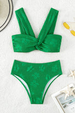 Load image into Gallery viewer, Textured Twisted Detail Bikini Set
