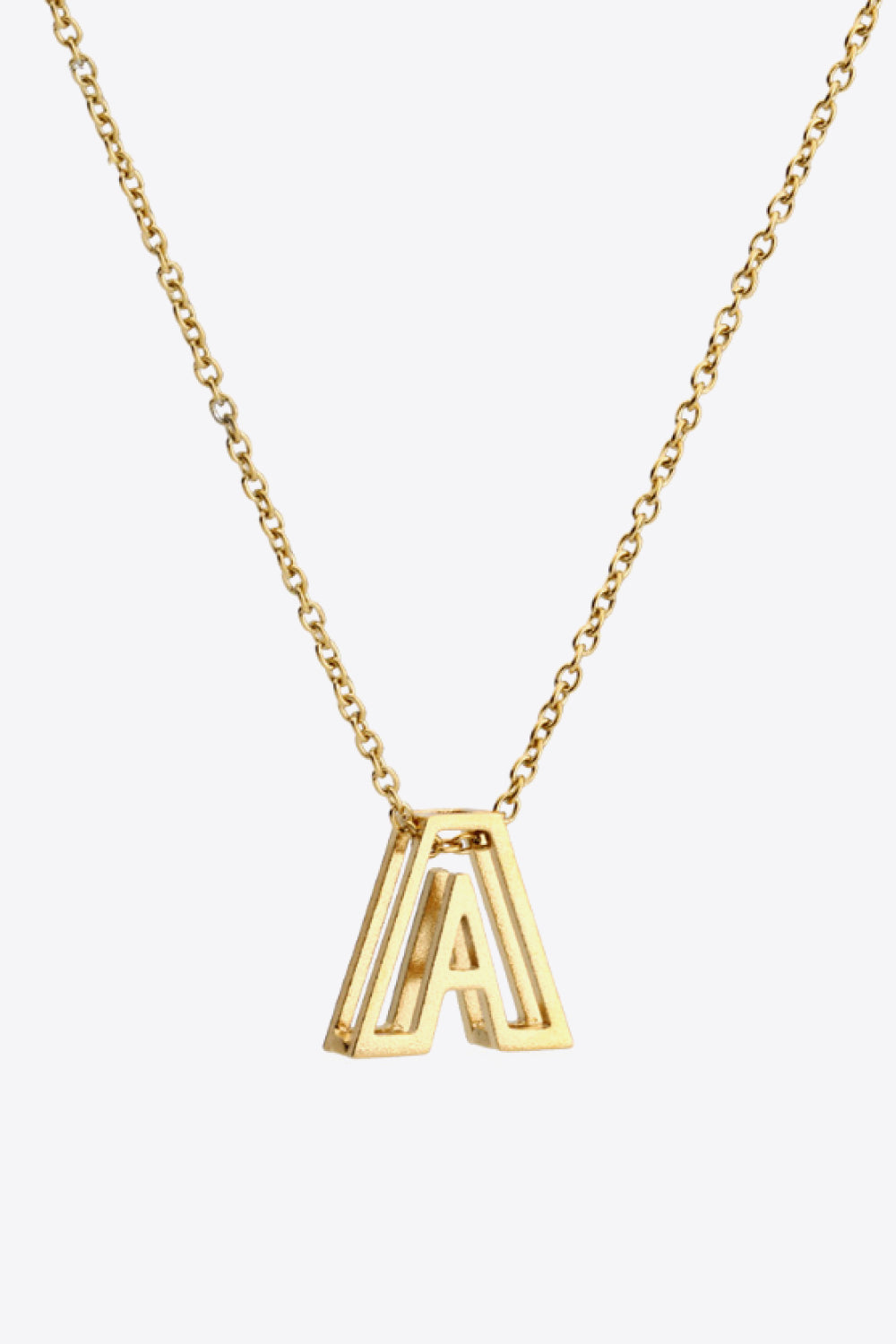 A to J Letter Pendant Nekclace