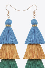 Load image into Gallery viewer, Layered Tassel Earrings
