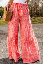 Load image into Gallery viewer, Floral Tiered Wide Leg Pants
