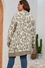 Load image into Gallery viewer, Plus Size Printed Long Sleeve Cardigan
