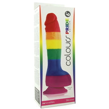 Load image into Gallery viewer, Silicone Dildo in Rainbow
